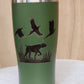 Gsp on point bird hunting 20 ounce tumbler