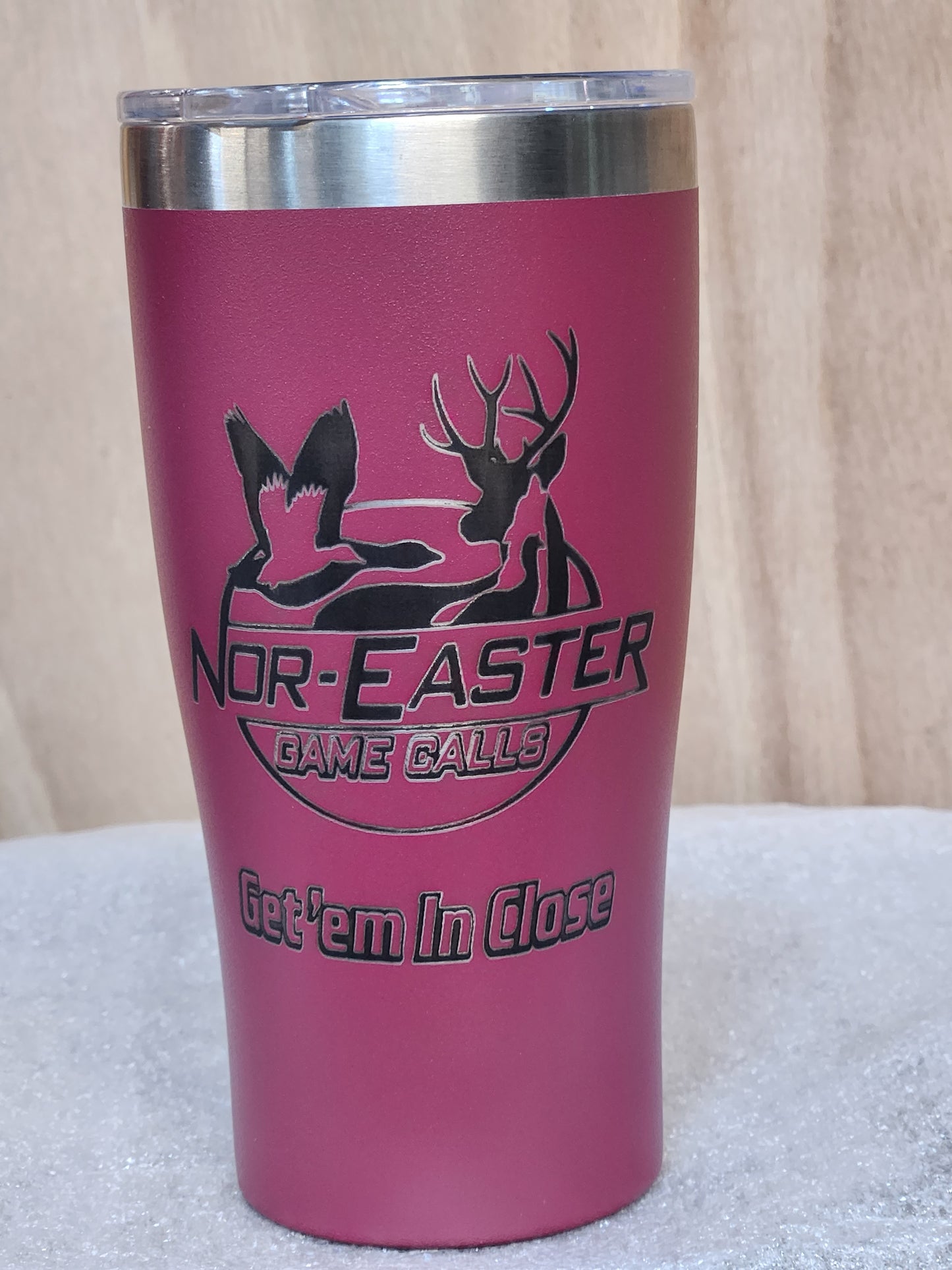 Duck hunting with lab 20 ounce tumbler