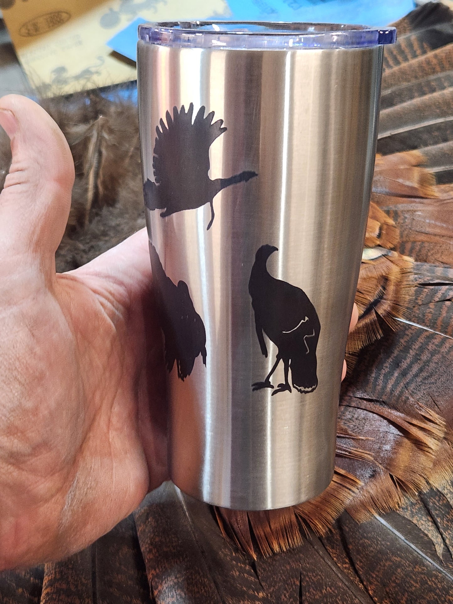 Outdoor drive 20oz tumbler turkey limited edition