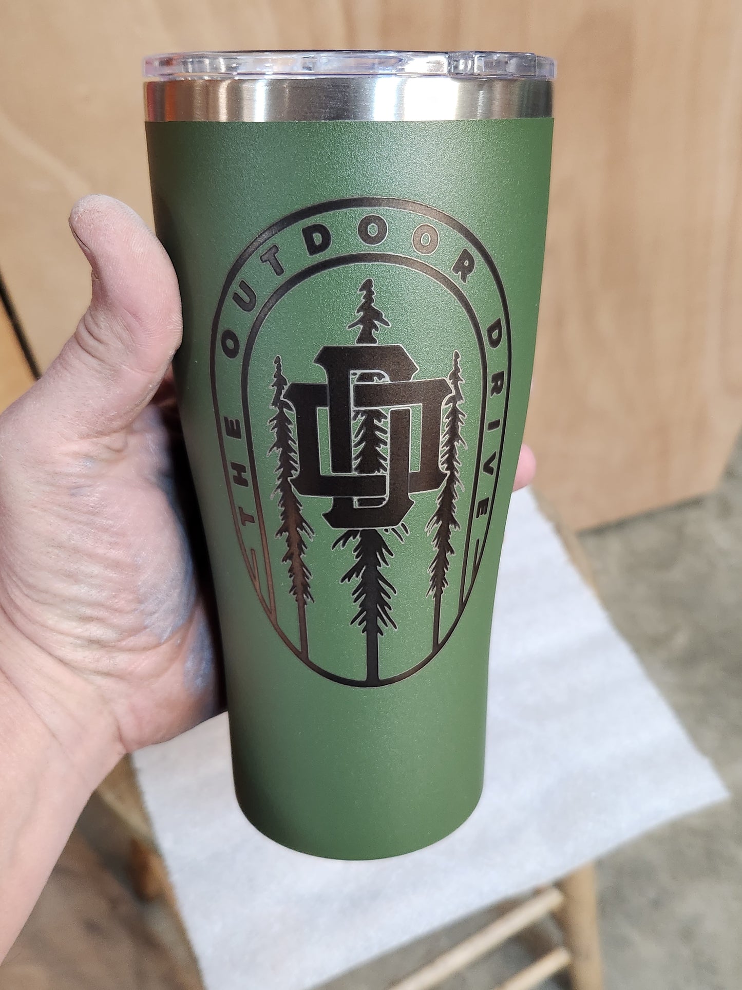 Outdoor drive 30oz tumbler limited edition