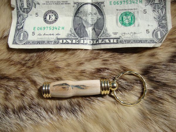Custom Made Mammoth Ivory Key chain Hidden Compartment style