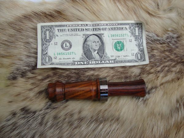 Cocobolo Wood Closed Reed Coyote Howler