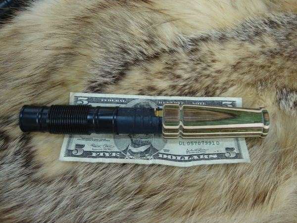 Green and Brown camo adjustable deer grunt tube